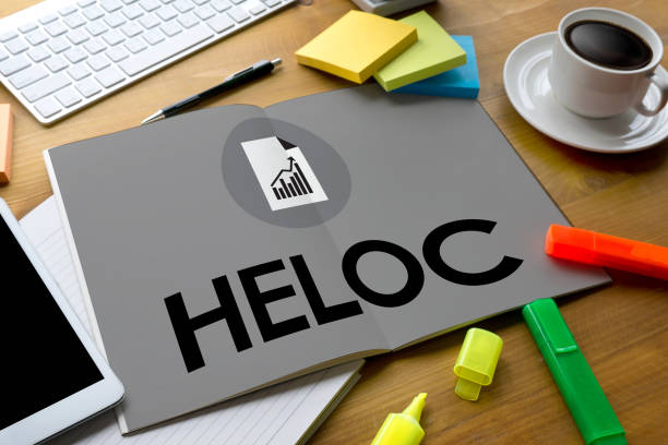 heloc colorful folder display