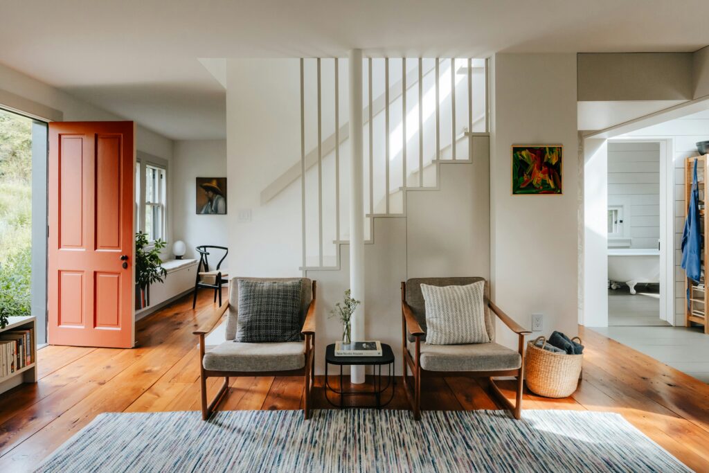 Wall accents are an easy and affordable design for home ideas