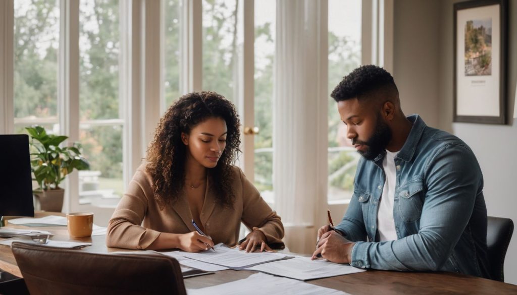 Couple Crunching Numbers For Mortgage
