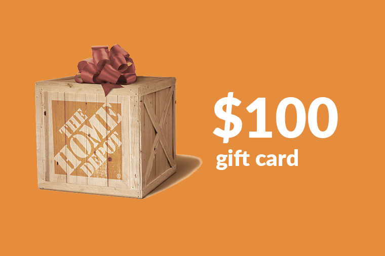 Home Depot $100 Gift Card<